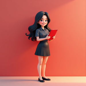 Girl reading a book