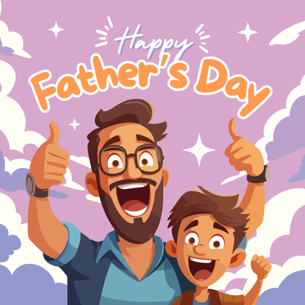 Banner of best Father day